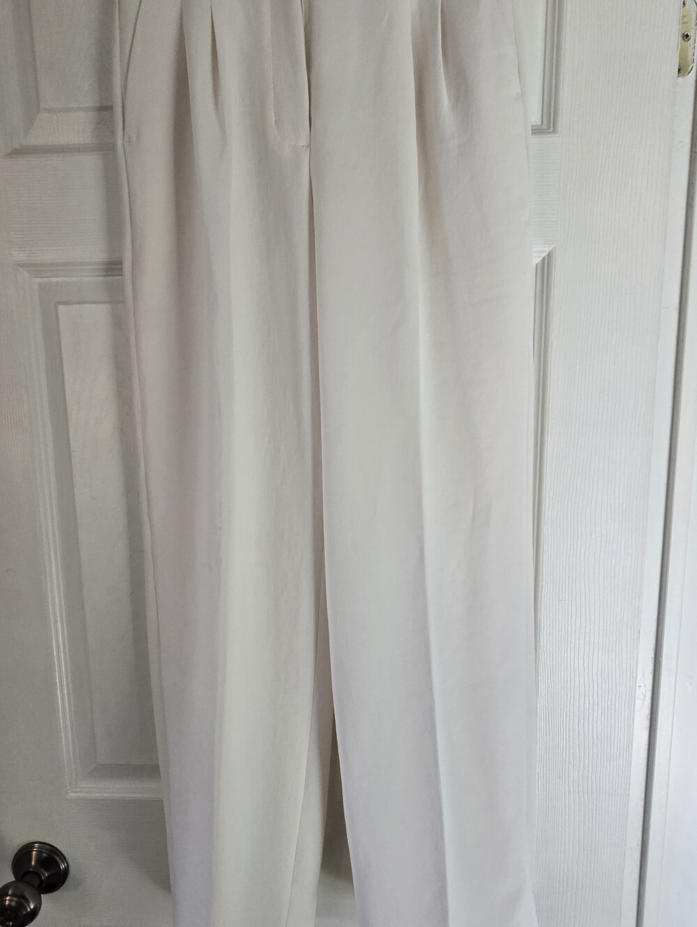 Wilfred by Aritzia Women's Classic Pleated Trousers - Cream, Size 2
